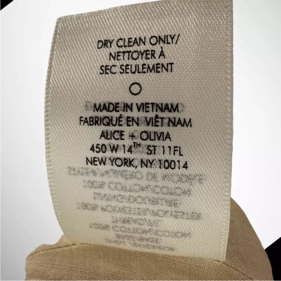 Alice+Olive Kaidra Drop-waist minidress Chamray White Size 2 NWOT - Picture 8 of 16